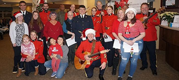 RCMP spread holiday cheer to Glenmore Lodge residents
