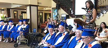 image of the latest graduating class of “Cyber Seniors.”
