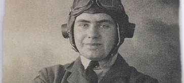 young image of war veteran, Ken Atkinson