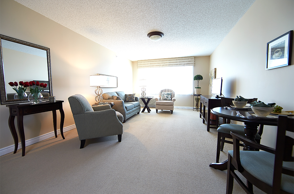 One of the suites at Doon Village Retirement Residence in Kitchener