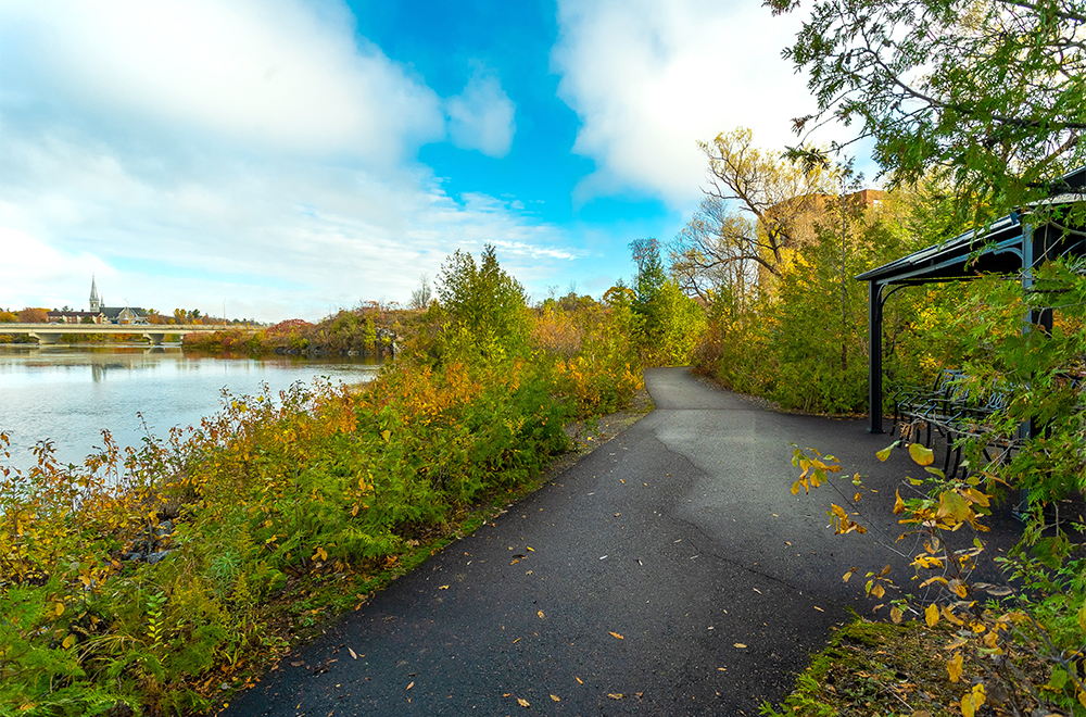 Beautiful trail at Island View Retirement Residence in Arnprior