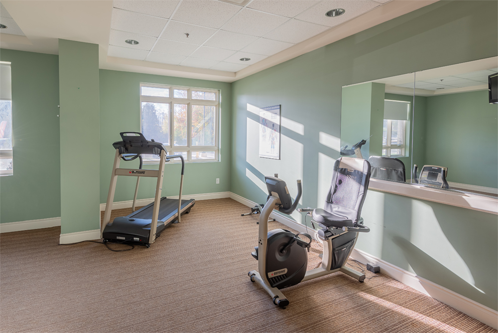 Exercise area at Kingsmere Retirement Residence