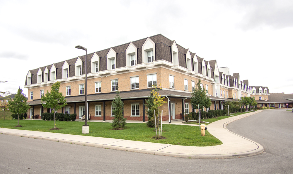 Exterior view of Cedarvale Lodge Retirement and Care Community in Keswick