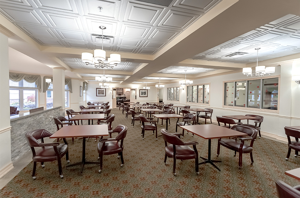 Dining area at Kawartha Lakes Retirement Residence in Bobcaygeon