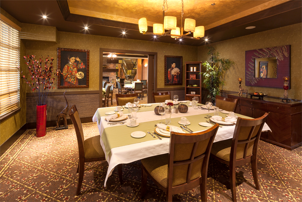 private dining room area at Pacifica