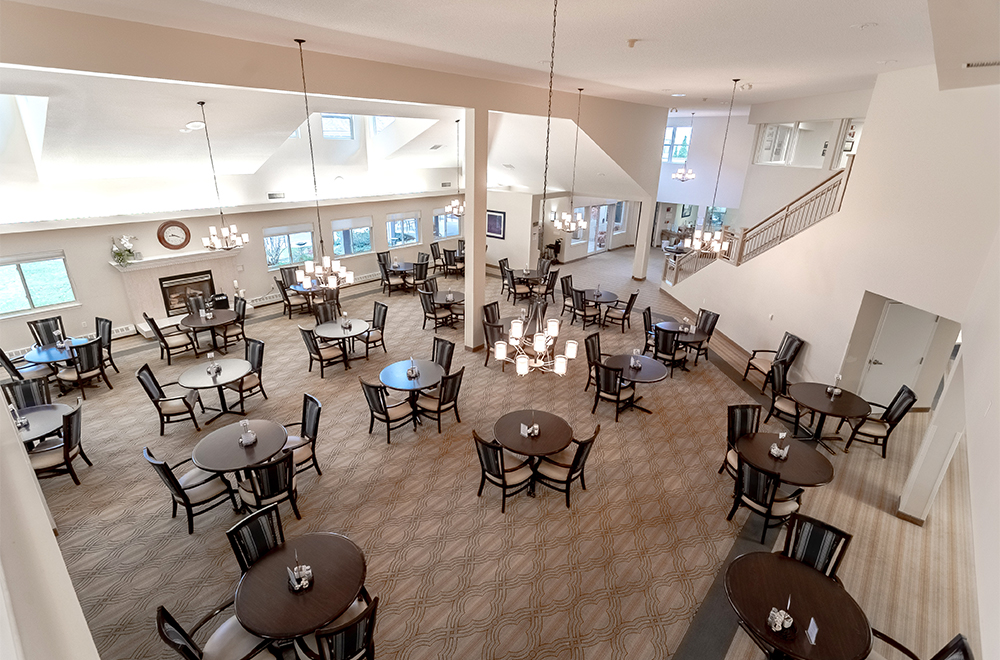 Dining area at Masonville Manor Retirement Residence in London