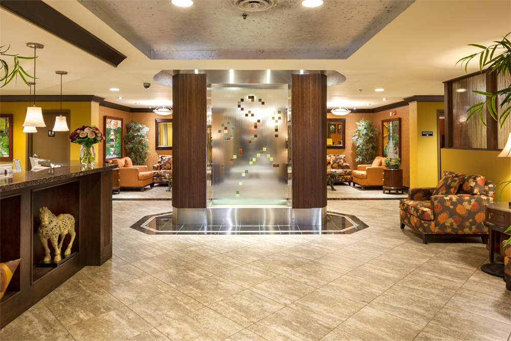 The reception area at Pacifica