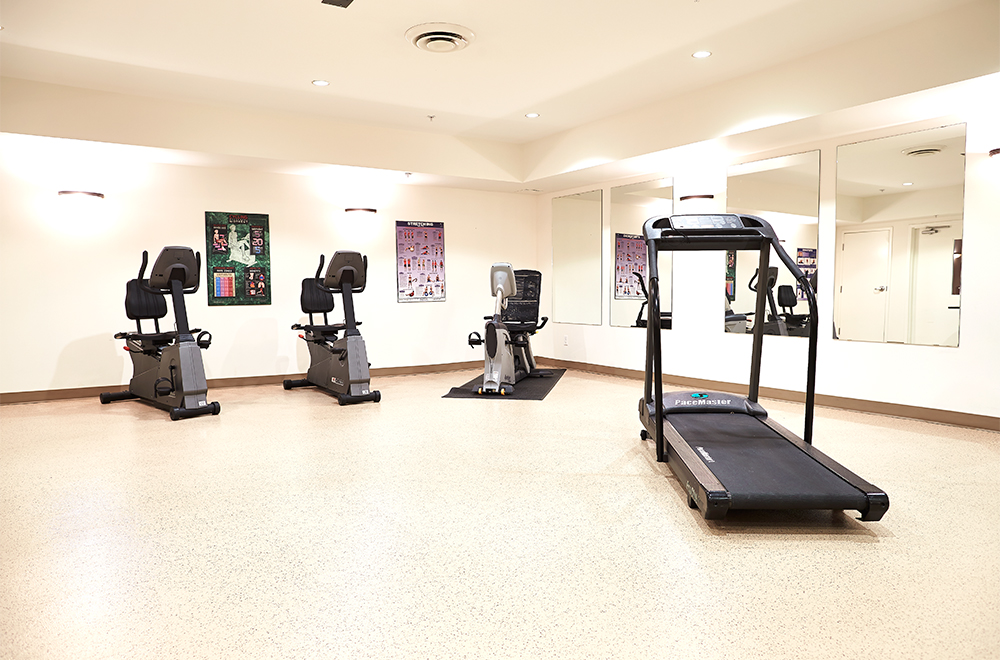 Exercise area at Doon Village Retirement Residence in Kitchener
