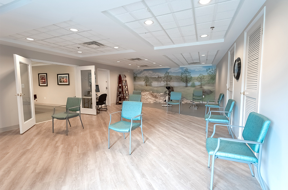 Exercise room at Island View Retirement Residence in Arnprior