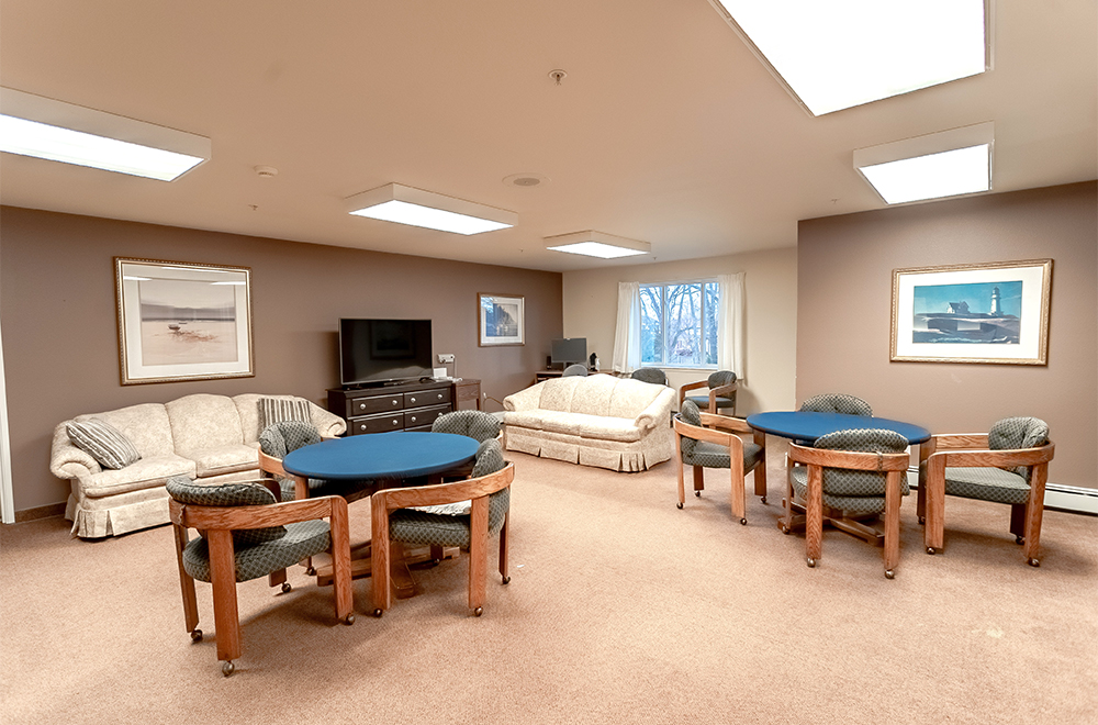 The Game room at Fairwinds Lodge Retirement Residence in Sarnia