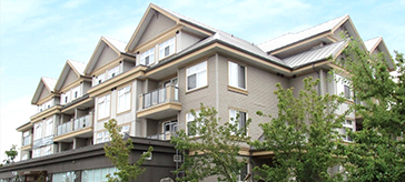exterior shot of Peninsula Retirement Residence in Surrey
