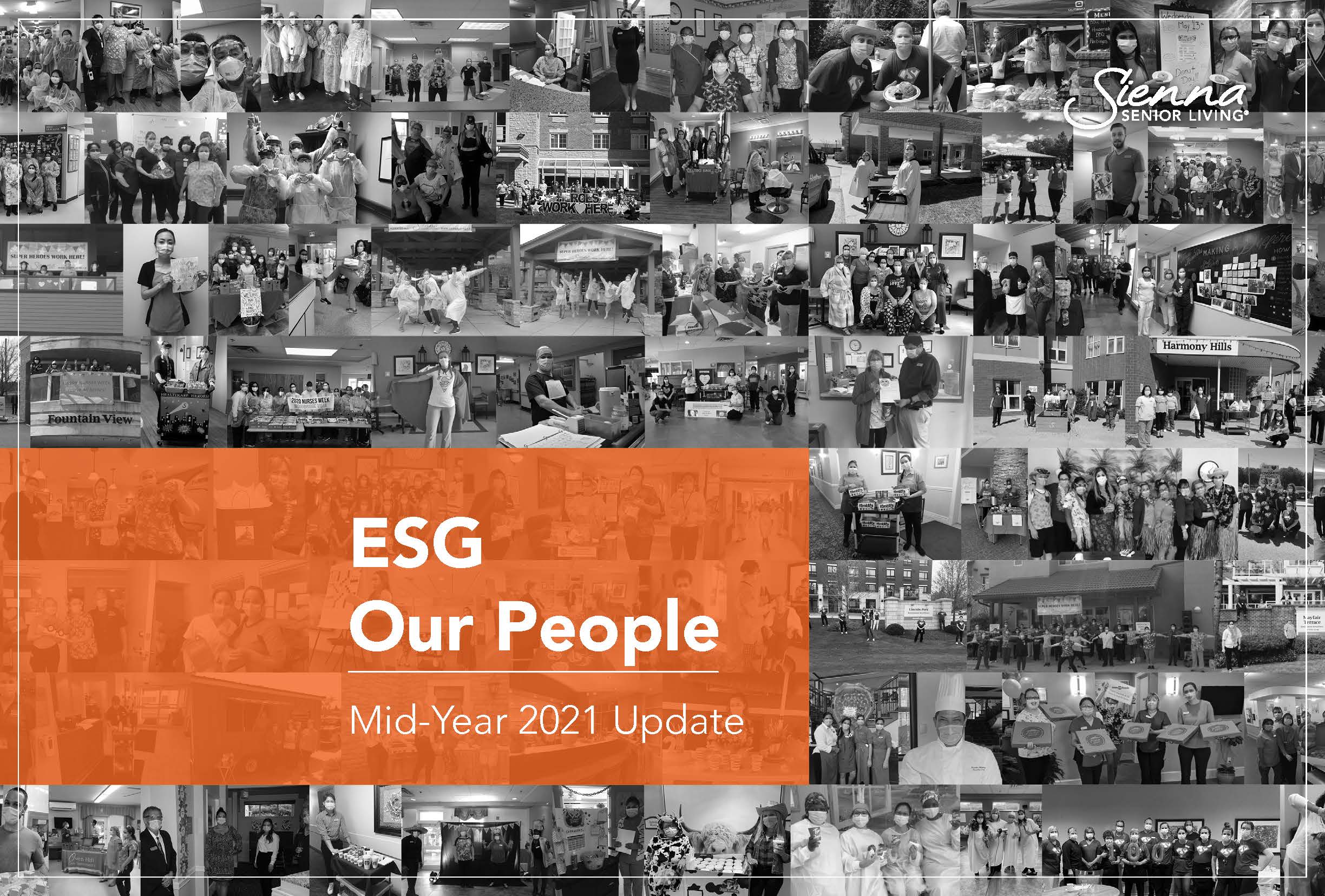 cover of ESG Our People-Mid-Year 2021 Update report