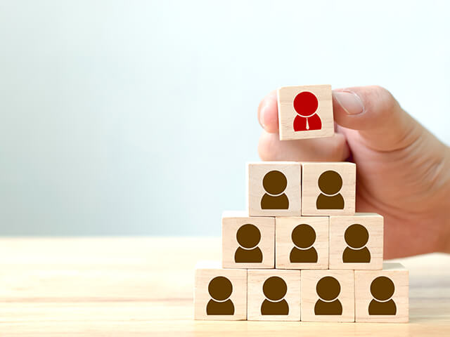 image of human resource management and recruitment business concept