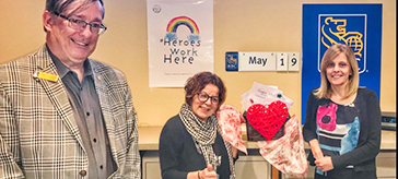  RBC Bradford staff helped sign all 170 cards. Jackie Kozak for BradfordToday