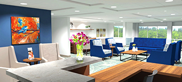 picture of Island Park's new suite interior rendering