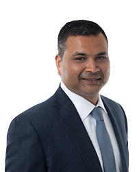 headshot of Nitin Jain - Chief Financial Officer and Chief Investment Officer