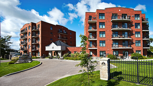 exterior shot of Island View Retirement Residence in Arnprior