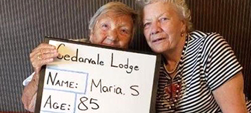Picture of Cedarvale Lodge Retirement and Care Community residents offer advice to students in advance of the first day of school. 