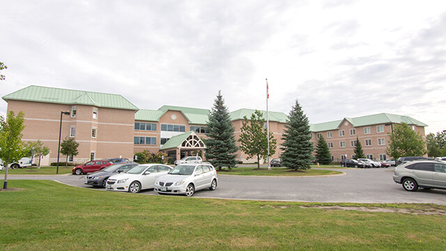 image of front entrance of Granite Ridge Care Community in Stittsville