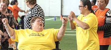 picture of 'Sienna for Seniors' - a charitable giving program was out at Brampton Soccer Club last Thursday, June 20. The seniors ran soccers skills event and raised money for the United Way.
