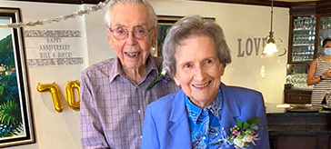 image of Joyce and Bill Wilder a Peninsula couple celebrates 70 years of marriage  